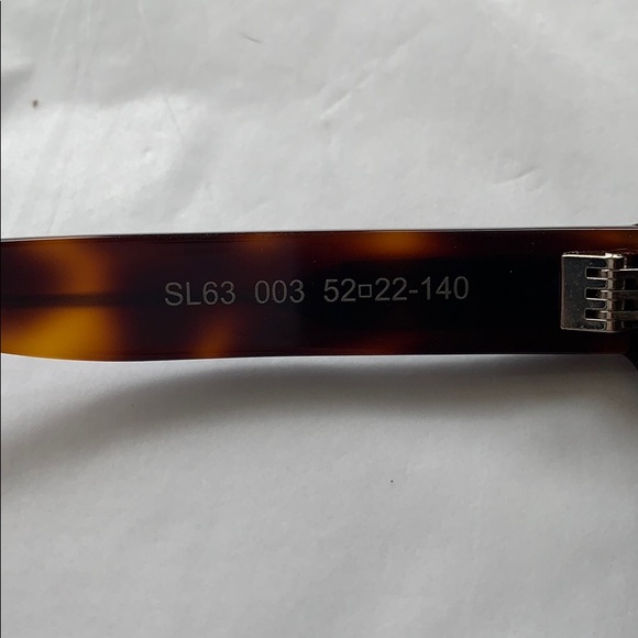 Saint Laurent Round Tortoise Sunglasses - Picture 4 of 8